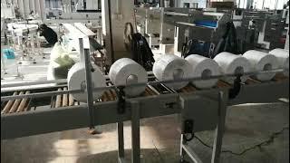 JRT Tissue Roll Package Machine Maxi Tissue Roll Production Line