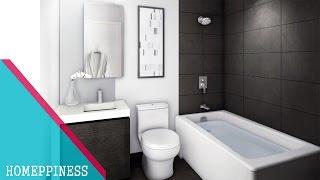 MUST WATCH !!! 50+ Stunning Small Bathroom Ideas - HOMEPPINESS