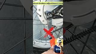 drums break adjustment| useful trick