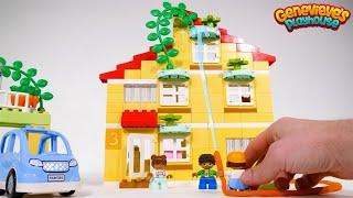 Lego Duplo House for Toddlers and Kids! Learn Common Words with Building Block Toys =)