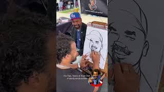 Senator Sharif Street was happy to get drawn by Alani J… but did he like the sketch?