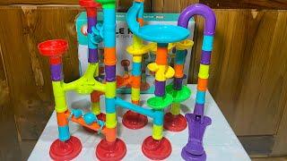 Tube Marble Run, Slide Marble, Marble Race, ( Unboxing ) Build ASMR Toys