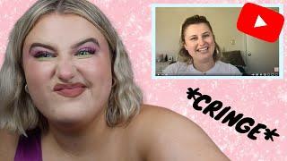 I REACT TO MY VERY FIRST YOUTUBE VIDEO ​+ ​​​ GIVEAWAY | Hannah Tyson