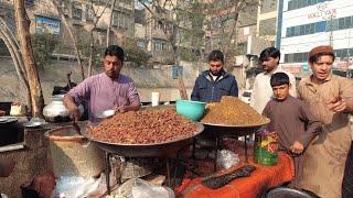 Peshawar Amazing Street Food | Chana Lobia Street Food | AFGHAN MIRROR