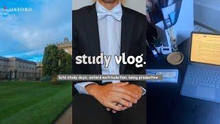 study vlog | late study days, matriculation, being productive