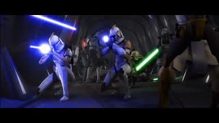 Star Wars The Clone Wars - Anakin, Ahsoka, Obi-Wan & Klonkrieger Vs. Kommando-Droiden