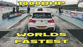 1000BHP BMW M140 TAKES TO SANTA POD FOR 1/4 MILE RUNS  *WORLDS FASTEST*