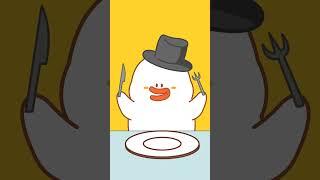 鸭鸭赖床喜欢睡觉怎么办，做成北京烤鸭就好啦 Peking duck丨#funnyanimation丨disgustingcartoon#FunnyGourmet