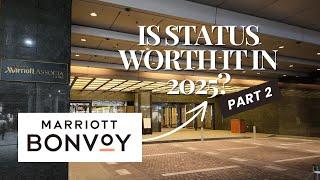 Part 2! Is Marriott Elite status worth it in 2025? Testing Platinum Bonvoy status!