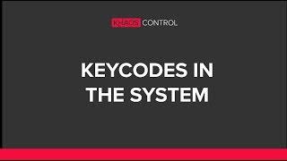 Khaos Control Training Webinar - Keycodes