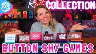 My Button Shy Collection | What I have, What I've Played, & What I Recommend!