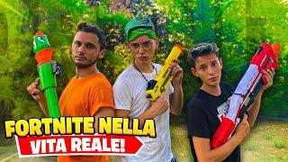 FORTNITE NELLA VITA REALE con i NERF | CAP OCTY e GAIA | VILLA degli YOUTUBERS