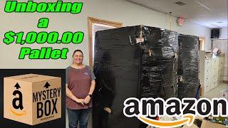 Unboxing an Amazon Pallet And we found some amazing items! It is a Mystery?