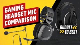 Which Popular Gaming Headset Mic Sounds Best? - Budget to Best