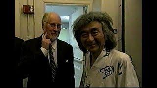 小澤征爾　ジョン・ウィリアムズ　スピルバーグ　ボストン　 Seiji Ozawa John Williams Steven Spielberg  BOSTON