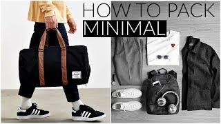 HOW TO TRAVEL MINIMAL | While Staying Trendy/Fashionable | Men's Fashion | Daniel Simmons