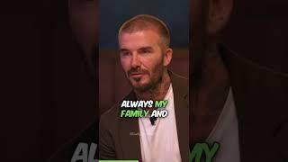 David Beckham - Family is the Most Important