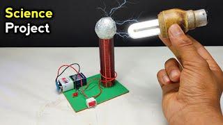 Tesla Coil (100% Working) | Science Project | How to make a Tesla Coil at Home