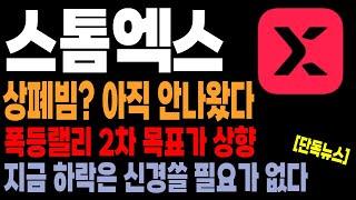 [스톰엑스 코인전망] 아직 제대로 상승 안나왔다! 2차 목표가 다시한번 더 올렸습니다. 상폐빔 단기급등가격 공개!! #스톰엑스전망