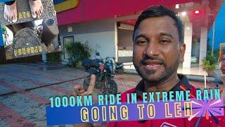 Solo 1000KM Ride in Full Rain ️ |Bike Puncher | Day 5 Indore to Delhi | Monsoon Ride #tamil