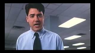 Office Space deleted scene: Corporate accounts payable, Nina speaking,  just a moment...