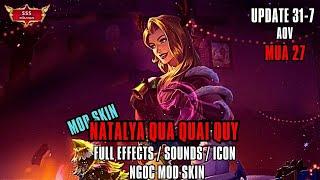 [ Update 17-8 ] Mod Skin Natalya Quài Quái Quỷ Full Hiệu Ứng Âm Thanh Chiêu Thức Mới | Ngọc Mod Skin