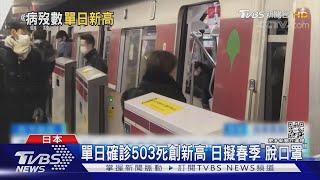 單日確診死亡503人 日本掀第8波疫情 仍擬春季解除口罩令｜TVBS新聞 @TVBSNEWS01