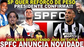 AGORA É OFICIAL!!! SPFC ANUNCIA NOVIDADE! CASARES SOBRE REFORÇOS E WENDELL | SANTI LONGO; MARÇAL