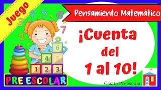 CUENTA DEL 1 AL 10 #Aprendeencasa Preescolar