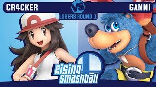 Rising Smashball #1 - Cr4cker (Pokémon Trainer, Samus) vs. Ganni (Banjo Kazooie)