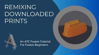 Fusion 360 STL Remixing: How to create custom parts from existing ones