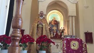 #4 armenian church in sharjah sermon delivered by father aram chrismass 1 6 2018