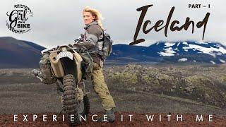 Off-road motorcycling through the heart of ICELAND - Part One - Ride With Locals The Girl On A Bike