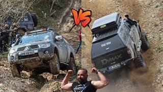 Mitsubishi L200 vs Isuzu DmaxExtreme OFF ROAD @ TURKIYE Blacksea Giresun