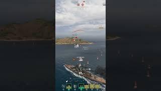 Bismarck vs Zieten : Battleship Mayhem vs. Battlecruiser Frenzy | World of Warships #shorts #wows