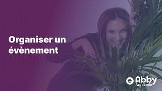 Organiser un évènement