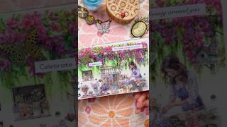 Flower Shop  ASMR Scrapbooking 다꾸 Journaling #asmr #shorts #scrapbooking  #다꾸 #flowershop