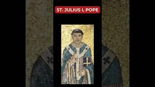 Saint of the Day | April 12 | St. Julius I, Pope #catholicsaints