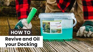 How To Restore and Oil Your Decking