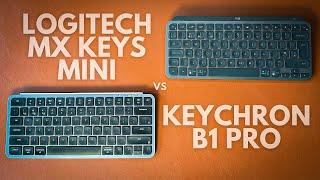 Keychron B1 Pro vs Logitech Mx Keys Mini (The Best Travel Keyboard?)