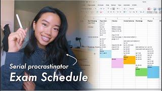 How to plan your exam study schedule (from a serial procrastinator)