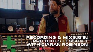 Recording & Mixing in ProTools Lesson 1 on MusicGurus