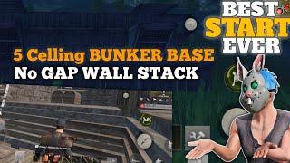 BASE DESIGN ON MY LAST SOLO JOURNEY | 5 CEILING BUNKER BASE TUTORIAL |  LAST ISLAND OF SURVIVAL