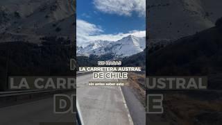 INFO sobre la CARRETERA AUSTRAL DE CHILE  #carreteraaustral #viajar  #ducato #viajarenmotorhome