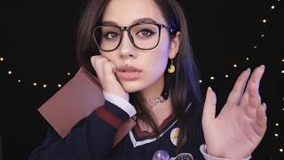 ASMR  Your straight-A student friend was late for her first lesson |