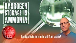 Hydrogen energy storage in AMMONIA: Fantastic future or fossil fuel scam?