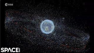 How much space debris is in Earth orbit? See the stats