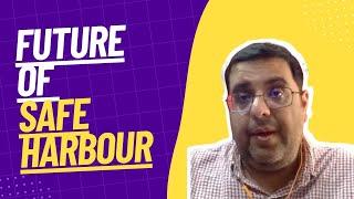 Nikhil Pahwa discusses the future of safe harbour in India