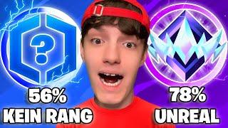 No Ranked to UNREAL in Fortnite 