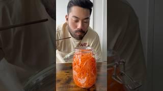 Making Vietnamese pickled vegetables